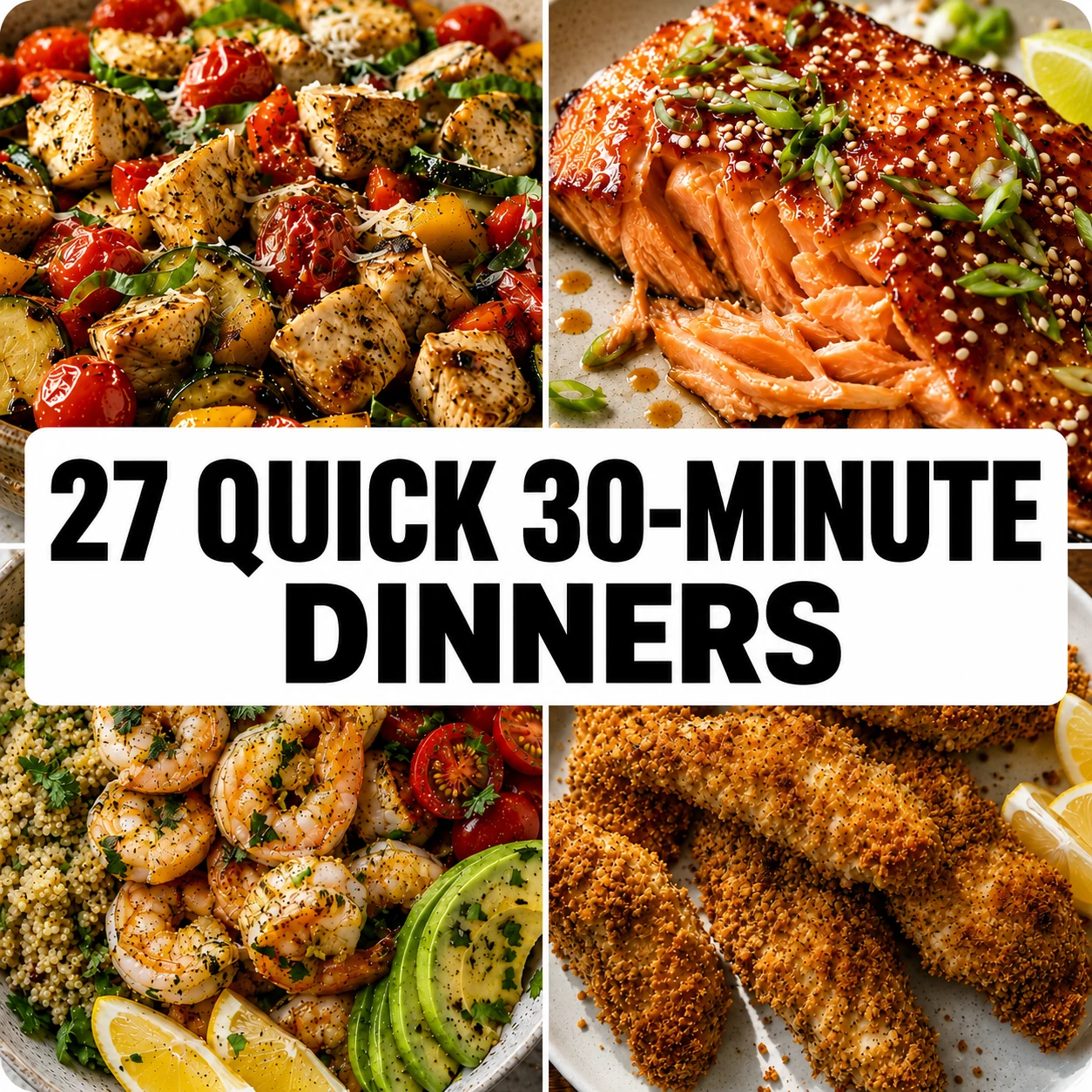 27 Quick 30-Minute Dinners — view the guide