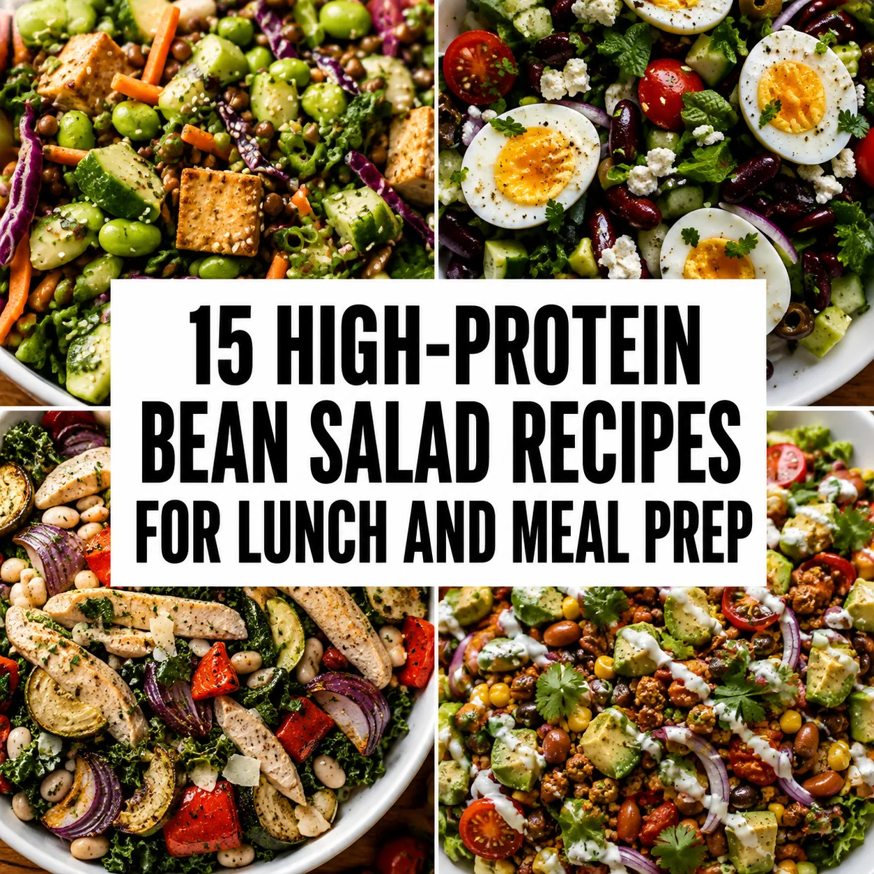 15 High-Protein Bean Salad Recipes for Lunch and Meal Prep — view the guide