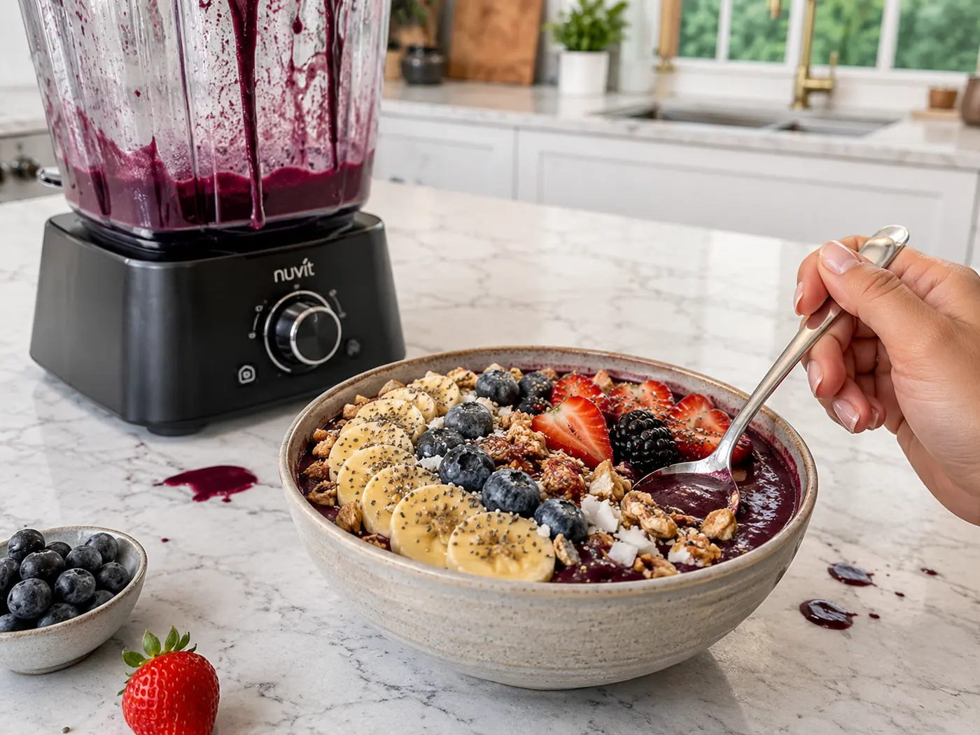Açaí Berry Bowl Smoothie
